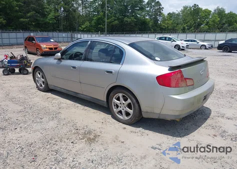 2003 Infiniti G35 Luxury Leather from USA, damaged, VIN JNKCV51E53M302966